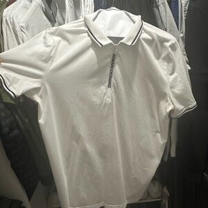 Armani Exchange White Polo Shirt for Men